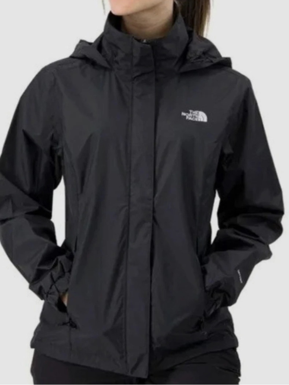 The North Face HyVent Hooded Jacket M Windbreaker Rain Shell Outdoor